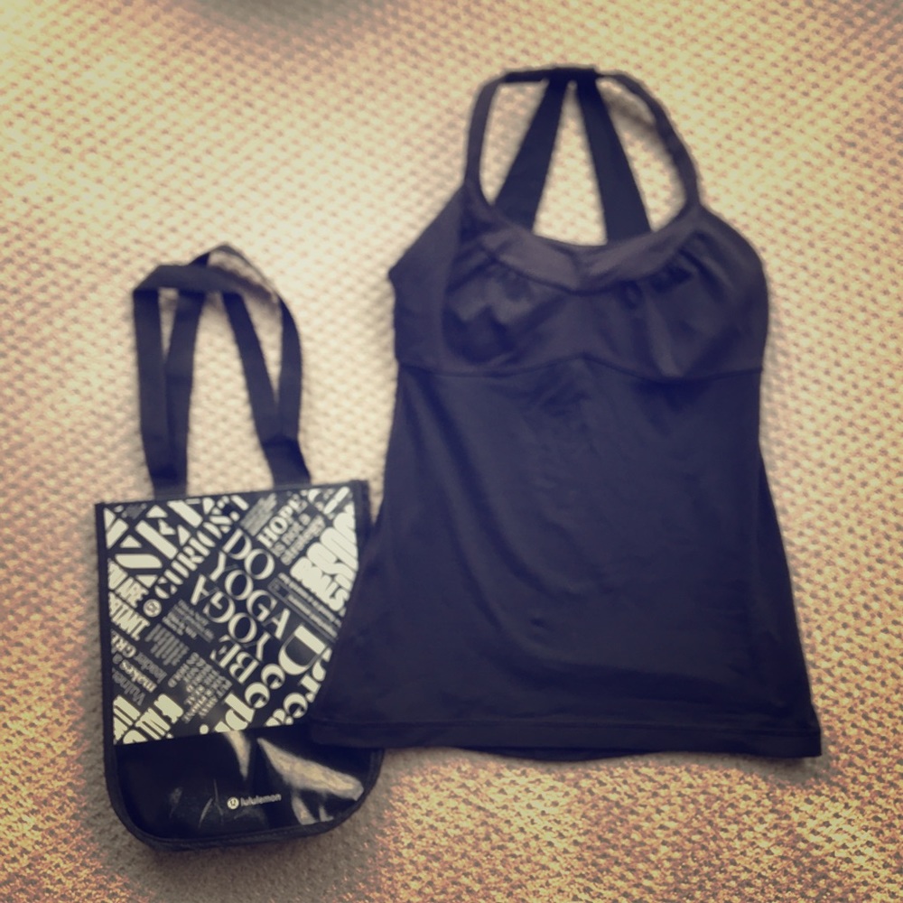 Lululemon Black Workout Top